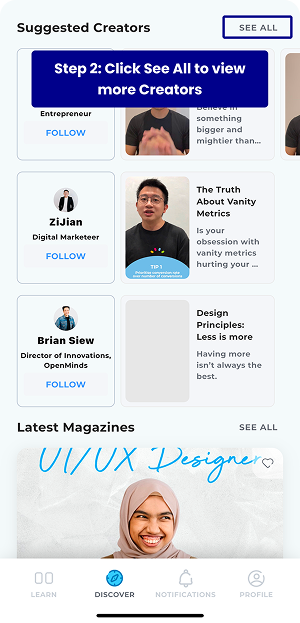 Creatorappnavigation 2